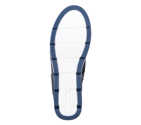 Pantofi casual, dama, RIEKER, ANTISTRESS,49956-14 bleumarin, piele naturala